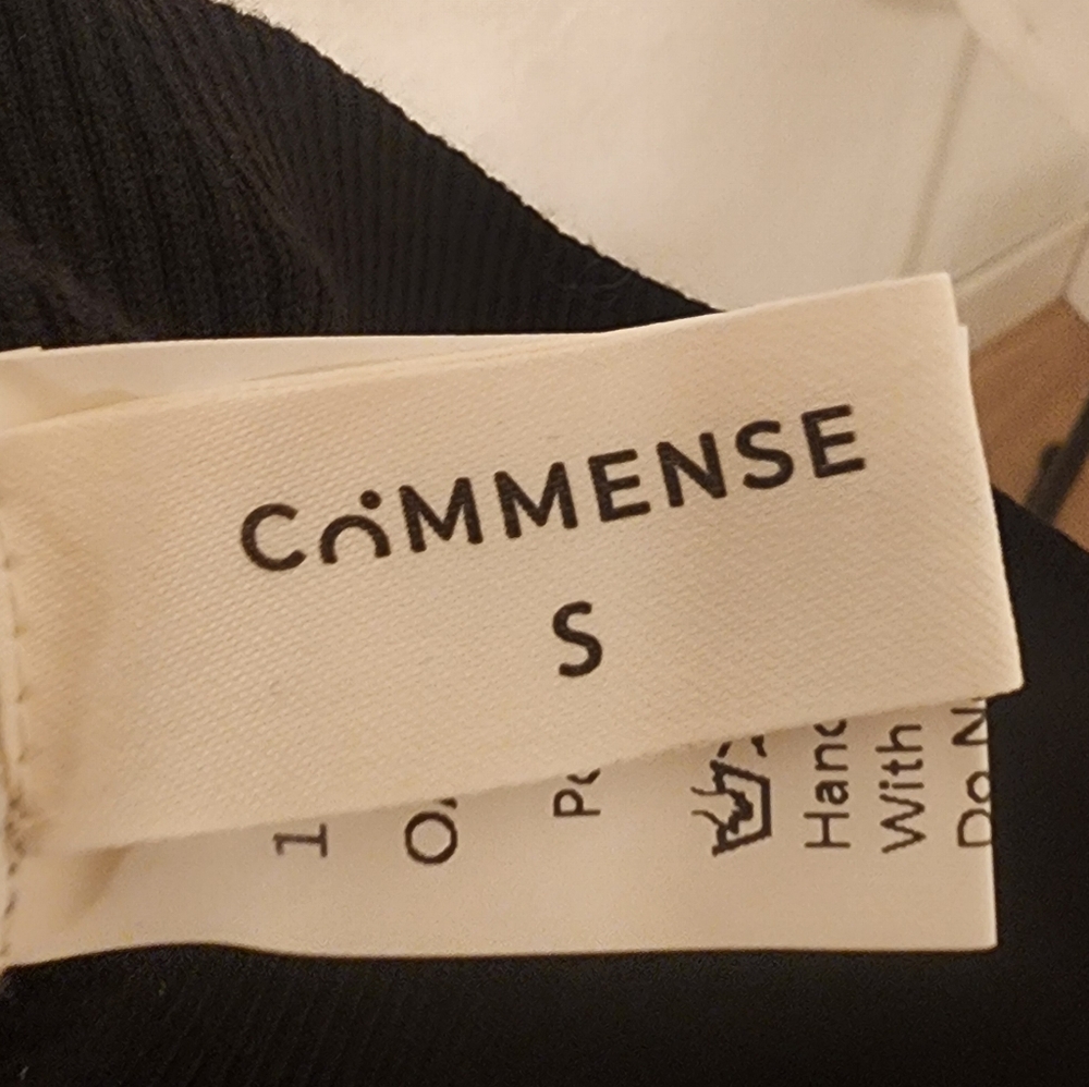 Commense Black and White Long Sleeve Top - Picture 5 of 6